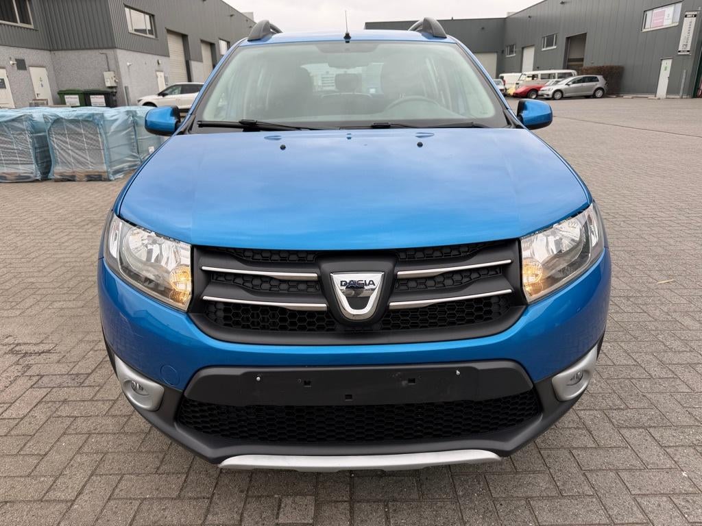 Dacia Sandero stepway 0,9 tce benzine, Auto's, Dacia, Stof, 750 kg, Blauw, 124 g/km