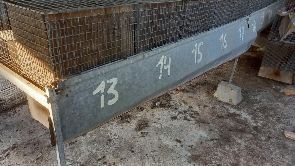 Konijnenvoedsterkooien op stander en met nachthok, Dieren en Toebehoren, Ophalen, Gebruikt, Overige typen, Hamster