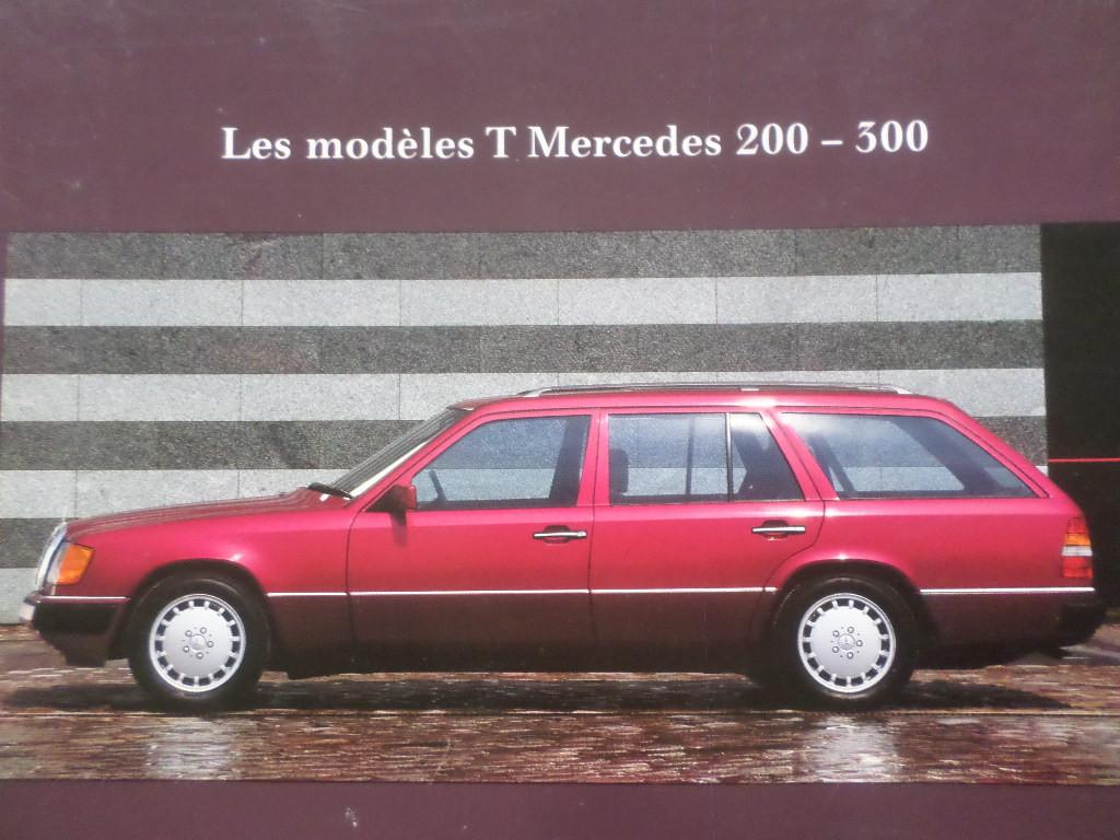 Brochure de la Mercedes T 230 280 300 TE-24 0391, Livres, Autos | Brochures & Magazines, Mercedes, Enlèvement ou Envoi