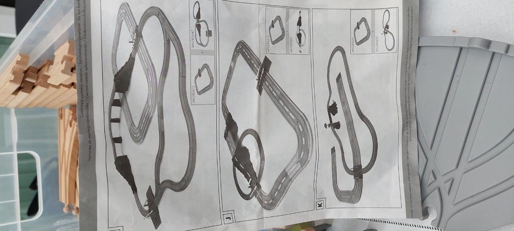 Grote houten treinbaan., Hobby en Vrije tijd, Ophalen of Verzenden, Zo goed als nieuw