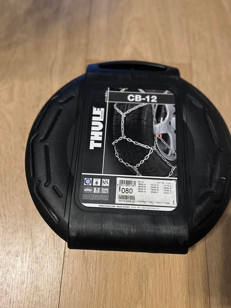 Thule sneeuwkettingen CB-12, Ophalen, Zo goed als nieuw