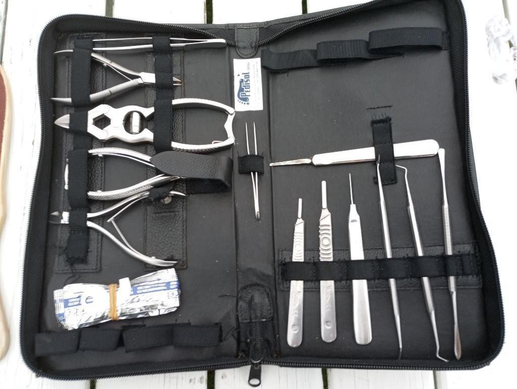 professioneel pedicureset new instruments ideaal voor begin, Ophalen, Zo goed als nieuw, Hand- en Voetverzorging