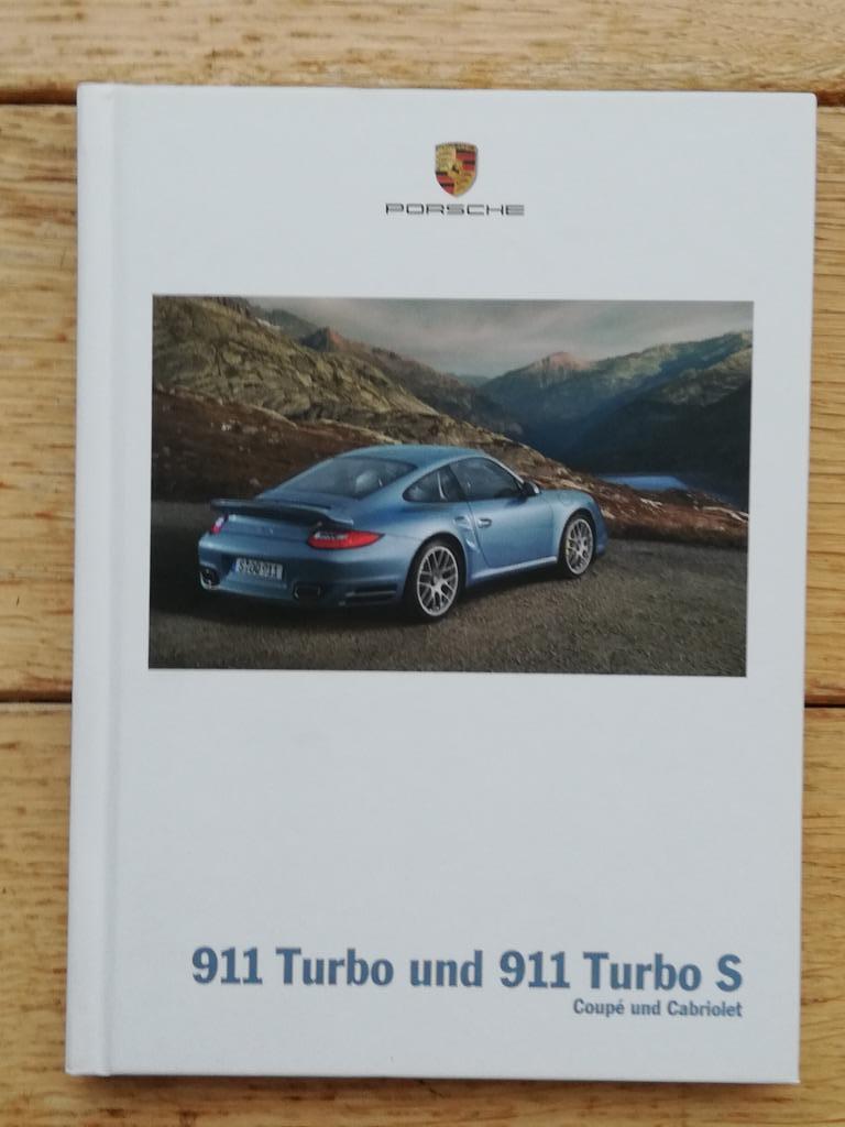 PORSCHE 911 TURBO UND TURBO S 2009 BROCHURE 118 PAGES ALLEMA, Enlèvement, Comme neuf, Porsche