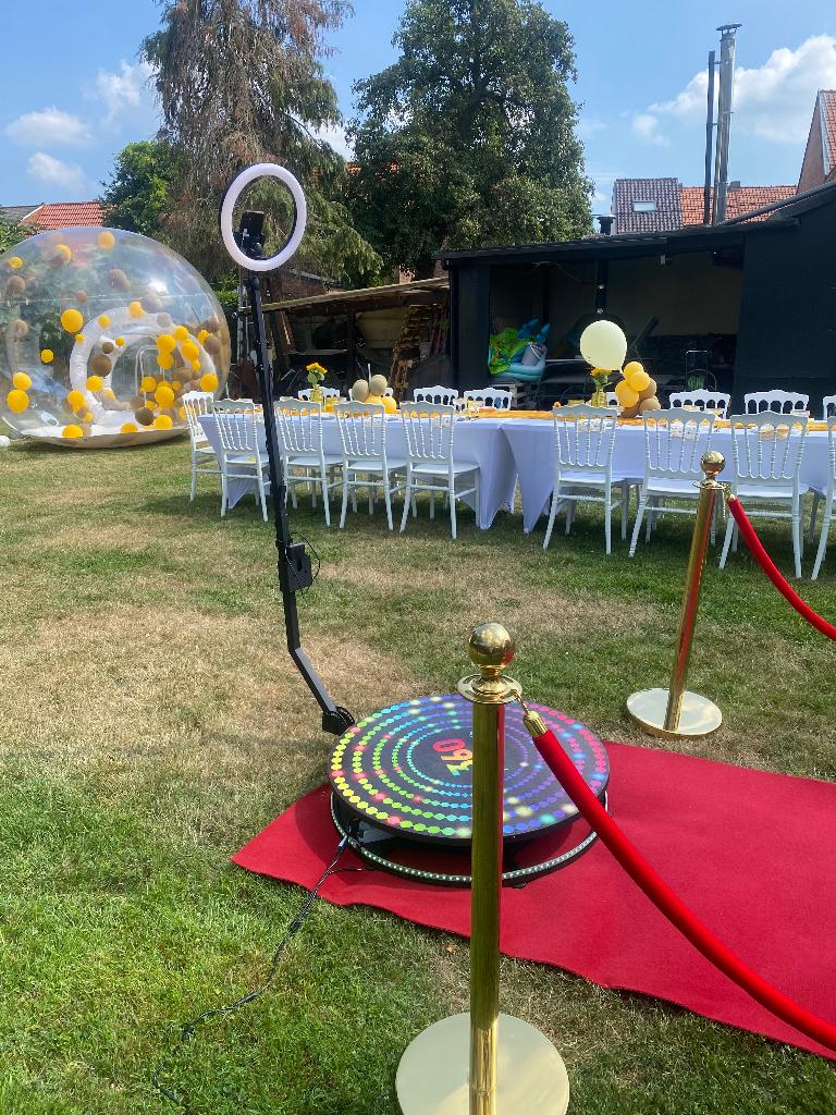 360 photobooth promotie, Ophalen