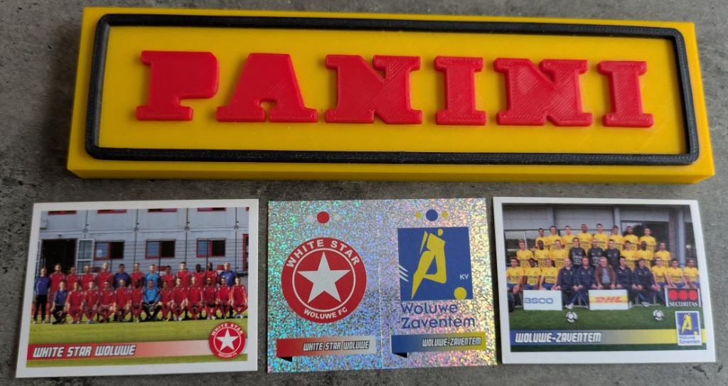 PANINI FOOTBALL 2011 553/4/5/556 BLANC ST/WOL.ZAVENTEM, Envoi, Neuf