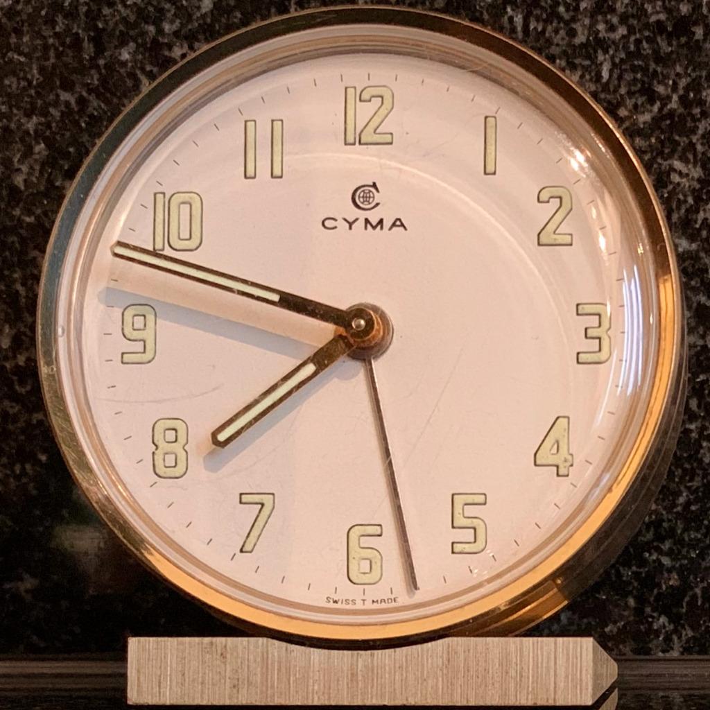 vintage CYMA wekker, Ophalen of Verzenden, Zo goed als nieuw