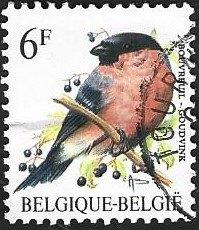 1 Postzegel België 1992 Vogels Goudvink, Enlèvement ou Envoi, Affranchi, Timbre-poste, Autre