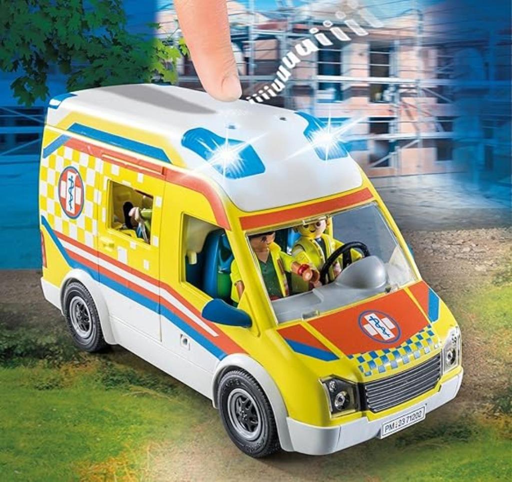 PLAYMOBIL City Life reddingsauto SNELLE GRATIS LEVERING, Verzenden, Nieuw, Complete set