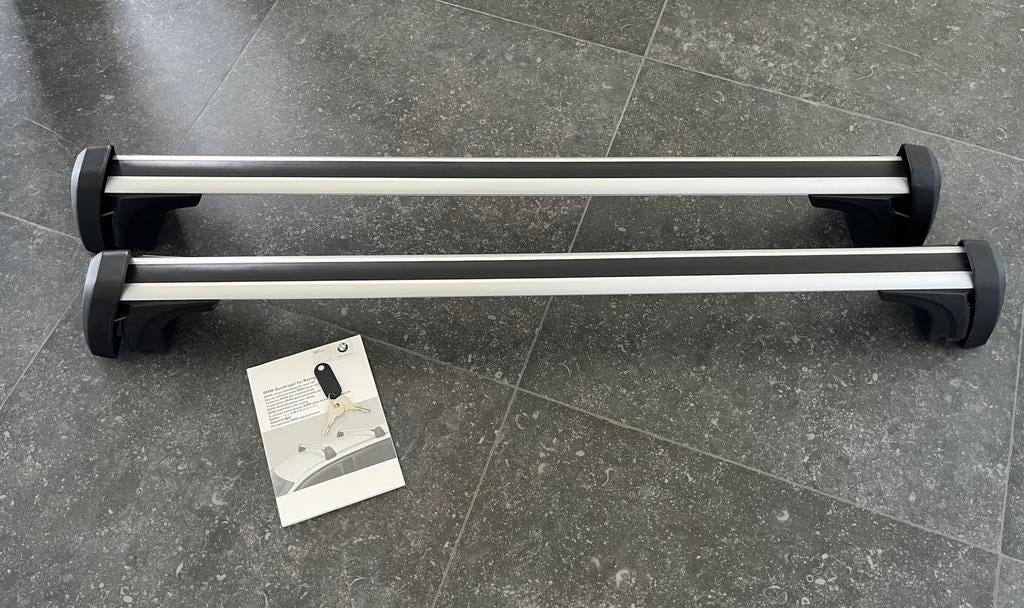 BMW originele dakdragers voor 2-serie / 3-serie (F45-F31), Auto diversen, Dakdragers, Ophalen, Zo goed als nieuw