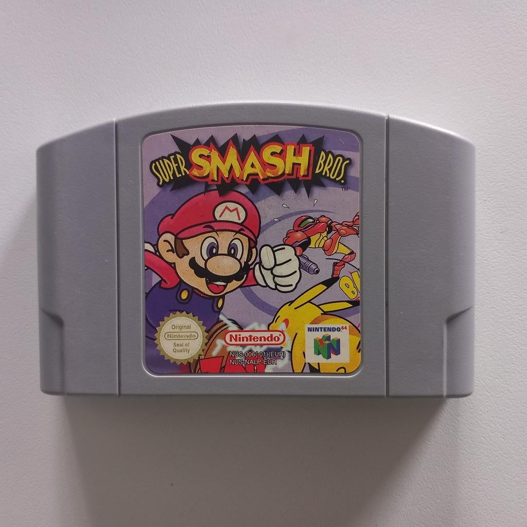 Super Smash Bros Nintendo 64 eur pal, Games en Spelcomputers, Ophalen of Verzenden, Zo goed als nieuw