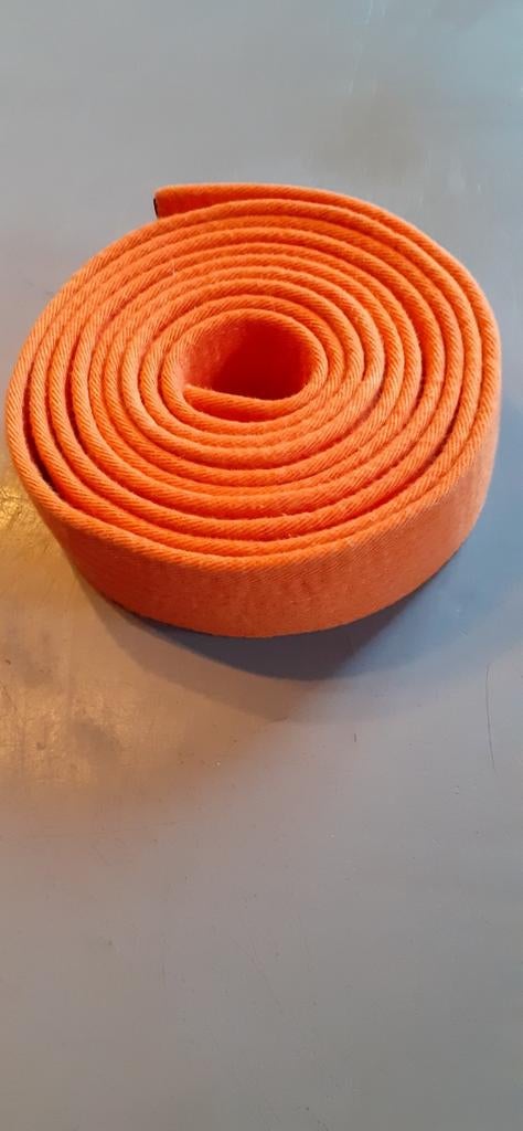 Ceinture arts martiaux orange 280 cm, Enlèvement ou Envoi, Utilisé