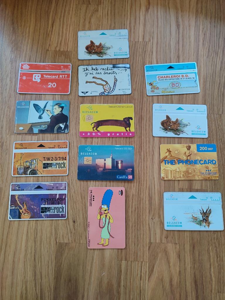 Cartes téléphoniques Belgacom, Collections, Enlèvement ou Envoi