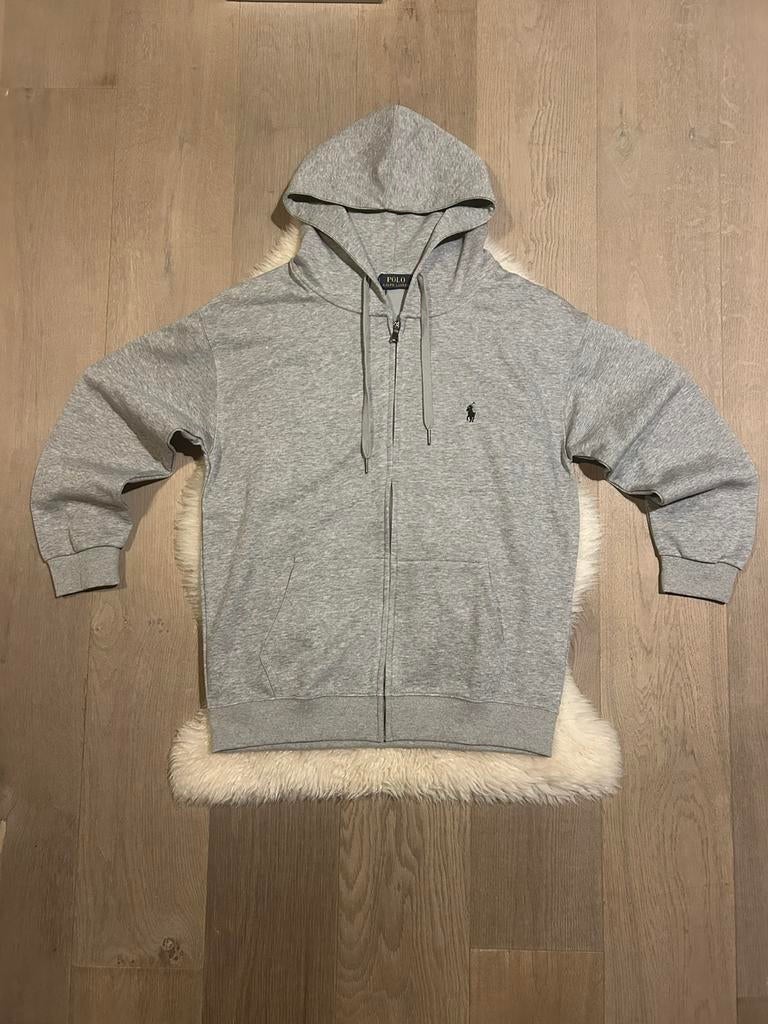 Ralph lauren zip hoodie, Ralph Lauren, Ophalen of Verzenden, Grijs, Maat 56/58 (XL)