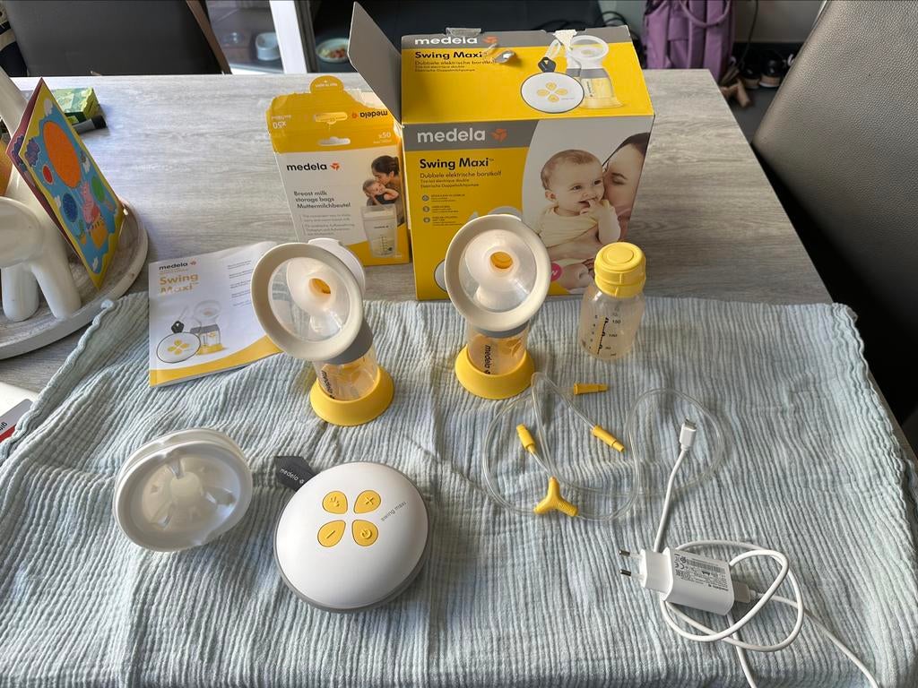 Medela swing maxi dubbele elektrische borstkolf, Enlèvement ou Envoi, Utilisé, Tire-lait