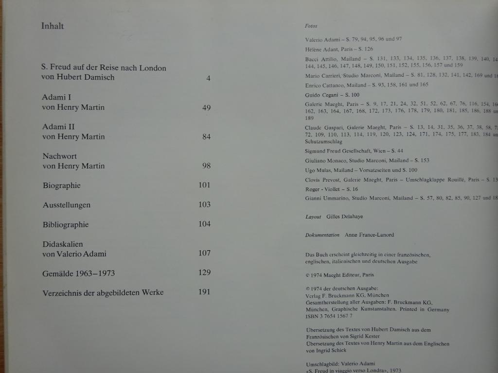 Valerio Adami, 1974 Maeght mit 3 Originallithographien, Ophalen of Verzenden, Gelezen, Schilder- en Tekenkunst