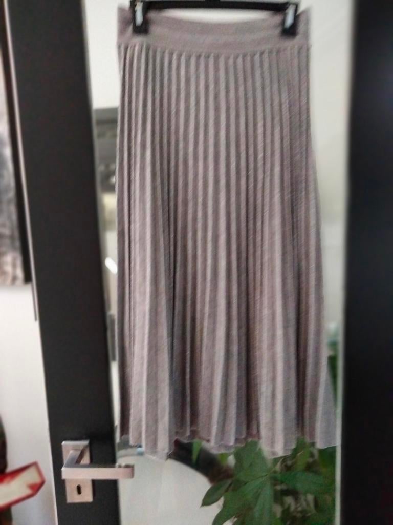 Zilverkleurige lange rok . merk D'Exterior, Ophalen of Verzenden, Zo goed als nieuw