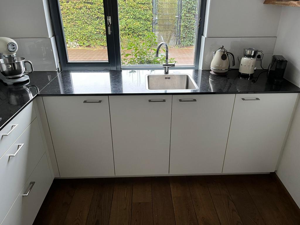 Cuisine d'angle complète + équipement + DÉMONTÉE, Maison & Meubles, Cuisine | Cuisines complètes, Enlèvement ou Envoi, Comme neuf