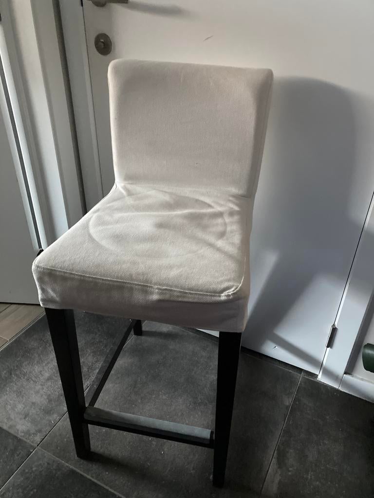 Siège de bar noir Ikea - 2 pièces disponibles, Maison & Meubles, Chaises, Utilisé, Noir, Enlèvement