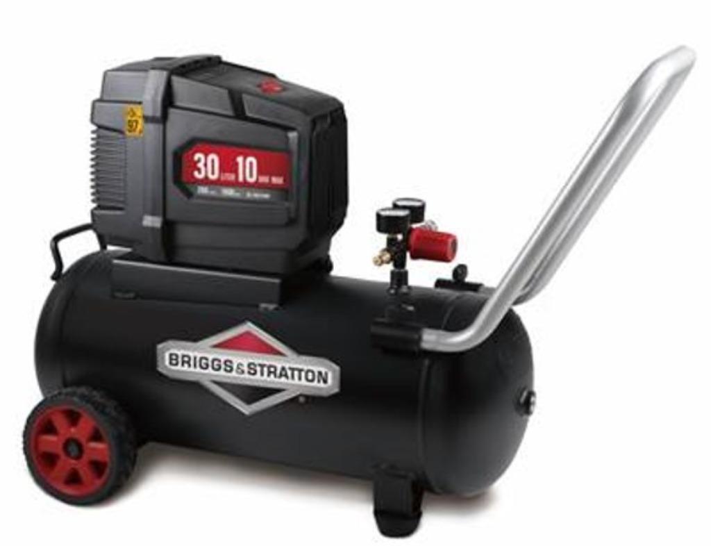 Compresseur Briggs & Stratton 30 litres, 2 CV, 10 bars, 230V, Bricolage & Construction, Compresseurs, Neuf, Enlèvement ou Envoi