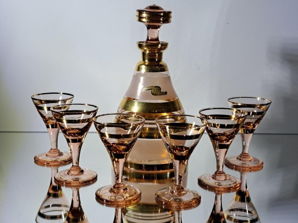 Booms glas - karafsetje, Ophalen of Verzenden