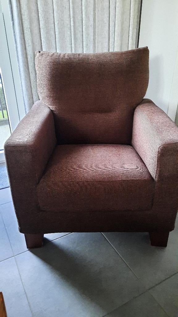 Eenpersoonszetel, Huis en Inrichting, Ophalen, Gebruikt, Stof