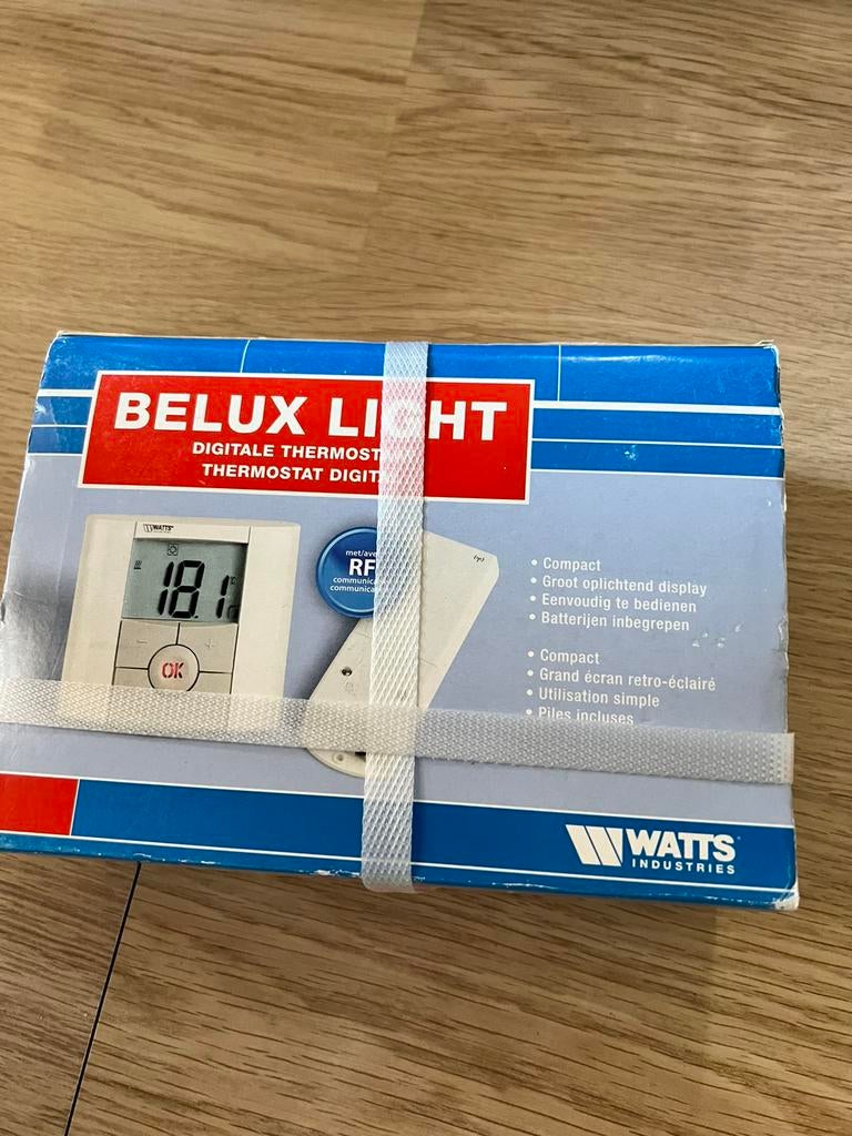 Termostat digitaal belux light scellé, Nieuw