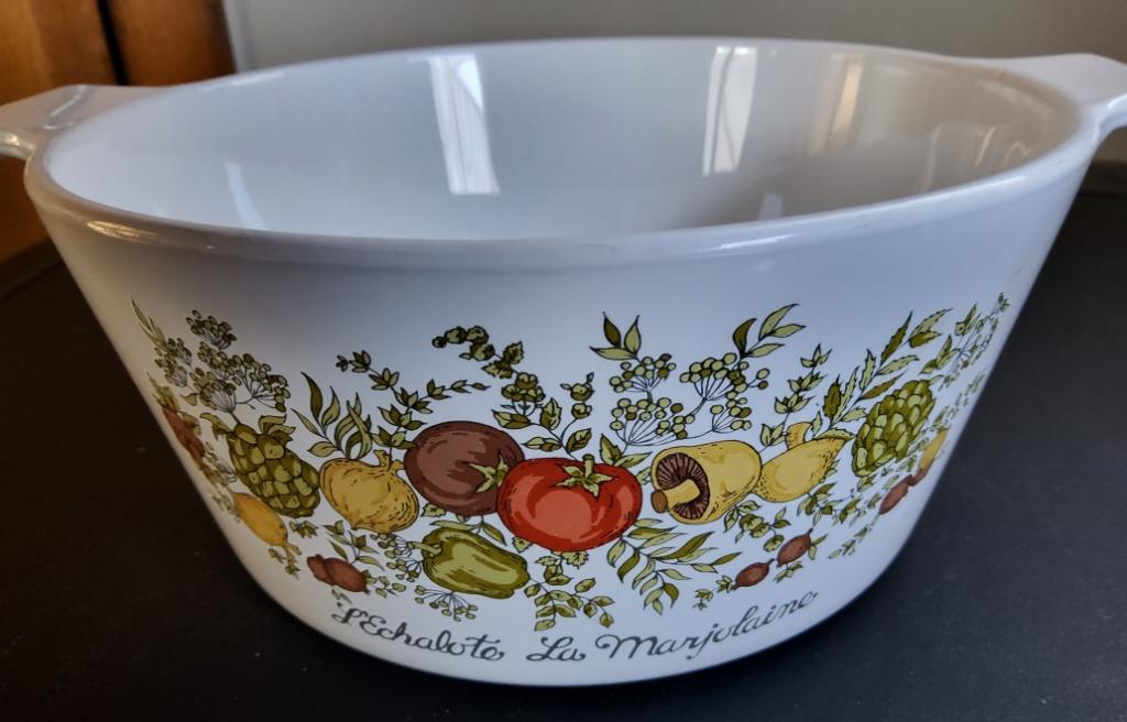 Ovenschotel cachepot vintage super mooi degelijk kwaliteit, Ophalen of Verzenden, Zo goed als nieuw, Overige materialen, Pot, Bus of Blik