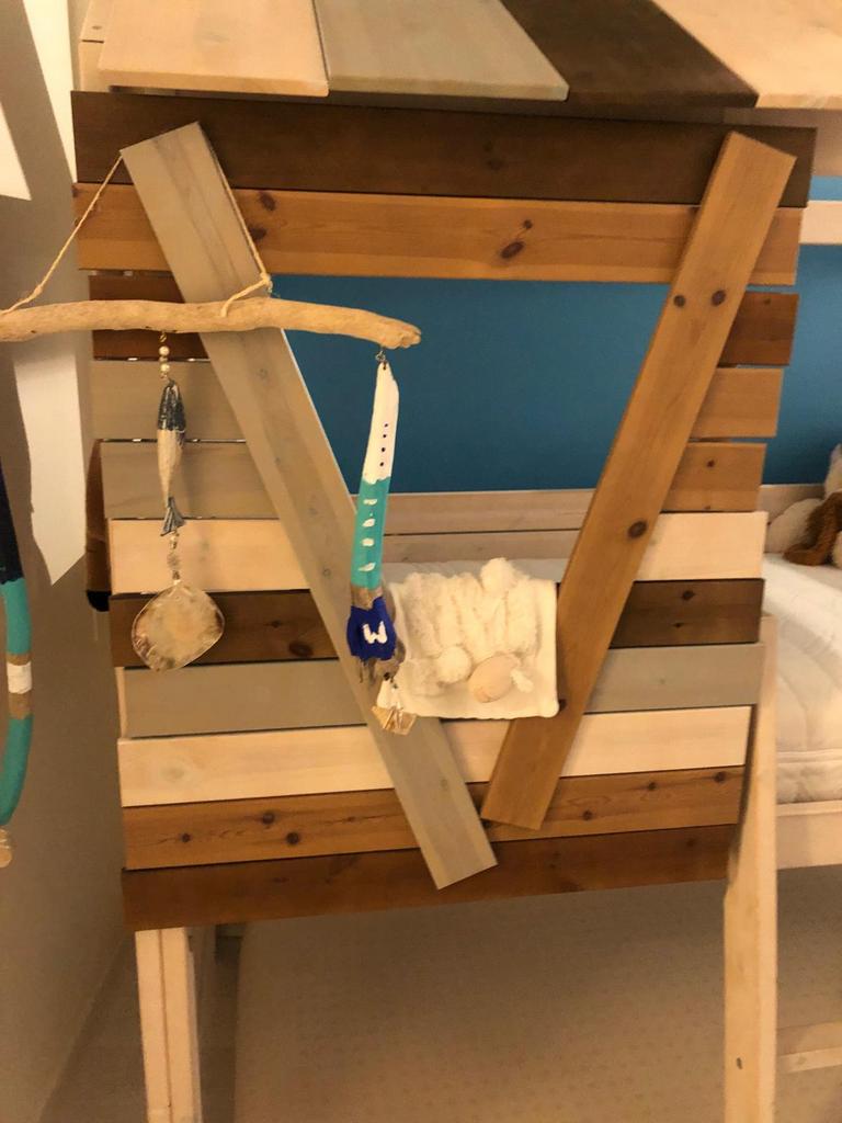 Hiogslaper bed + kast Lifetime heel goede staat, Kinderen en Baby's, Kinderkamer | Bedden, Ophalen, Zo goed als nieuw