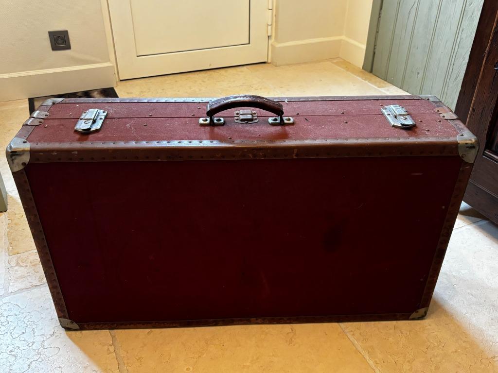 *  grote vintage valies, Handtassen en Accessoires, Koffers, Ophalen of Verzenden