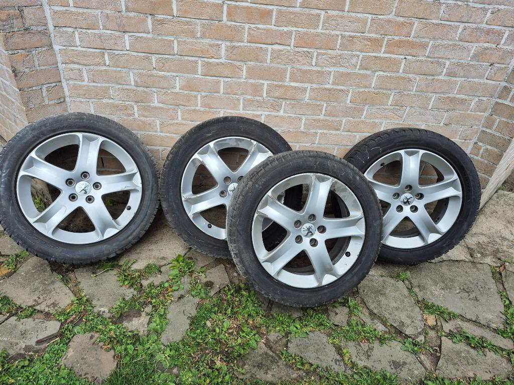 Jantes pegeot, Enlèvement, Utilisé, 17 pouces, Jante(s)