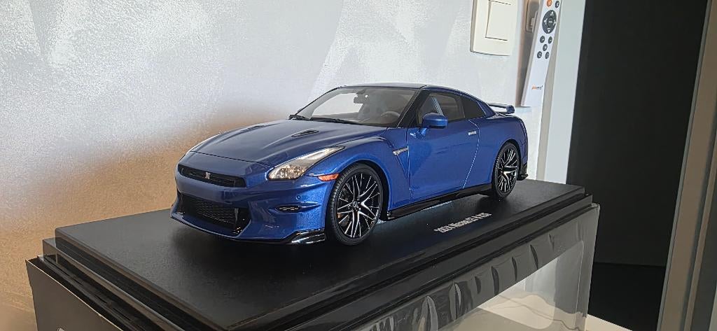 Nissan GT-R Skyline Edition Bayside bleue 1:18 GT-Spirit, Enlèvement ou Envoi, Neuf, Voiture, Autres marques