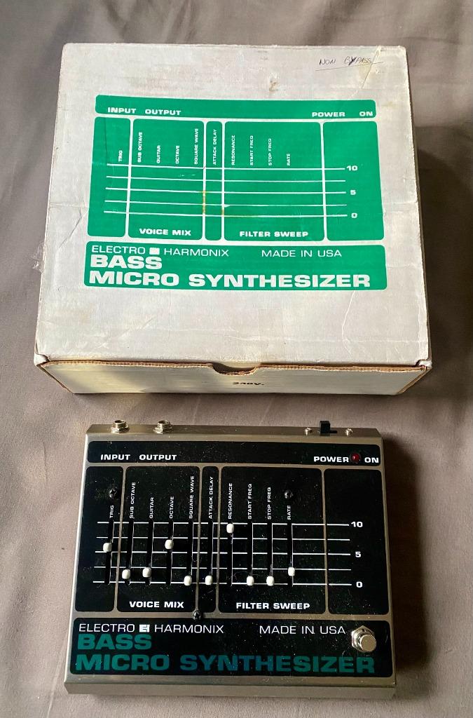 ELECTRO HARMONIX - BASS MICRO SYNTHESIZER 70'S, Ophalen of Verzenden, Gebruikt, Overige typen