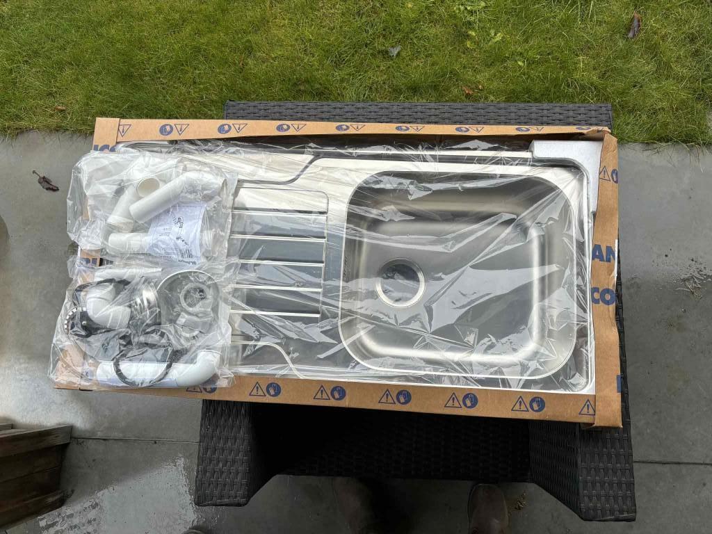 spoelbak 50cm x 100 cm, Ophalen, Nieuw, 50 tot 100 cm, Minder dan 100 cm