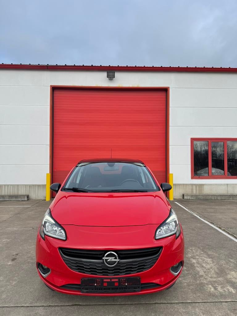 Opel corsa black edition 1.4i led/applcrpy/zetelvrw/stuurvrw, Auto's, Stof, 5 deurs, Dealer onderhouden, USB