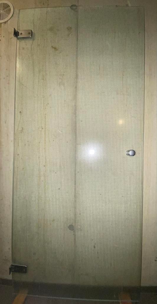 Porte de douche en verre de sécurité de 8 mm, 88 x 200 cm., Enlèvement, Verre