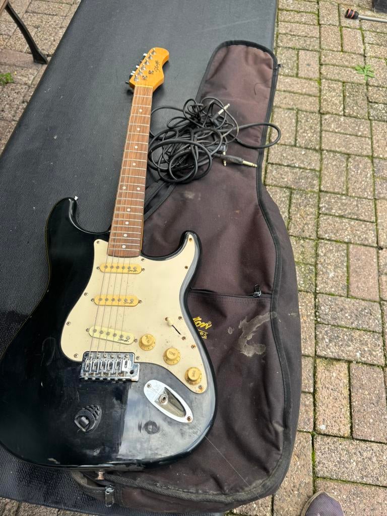 Guitare électrique Stagg SES-55, Enlèvement, Comme neuf