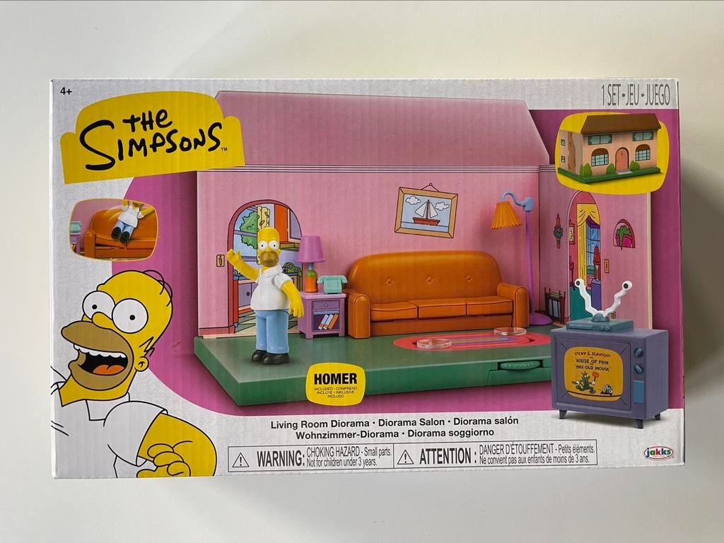The simpsons living room huis diorama sealed, Enlèvement ou Envoi, Comme neuf
