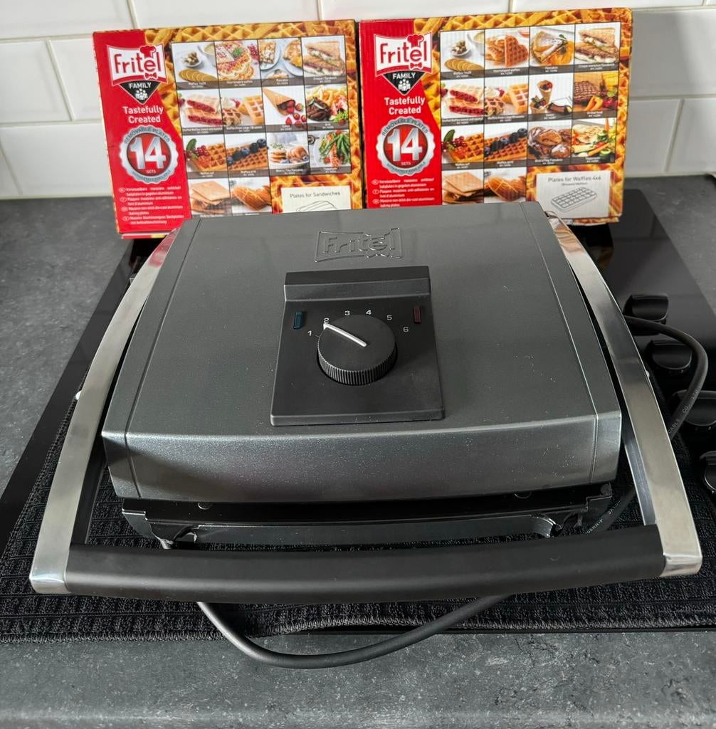FRITEL Multifunctioneel Wafelijzers met extra bakplaten, Ophalen, Zo goed als nieuw
