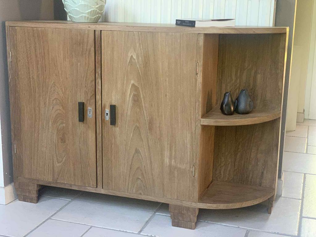 Meuble en teck de période art deco, Enlèvement, Comme neuf, Teck