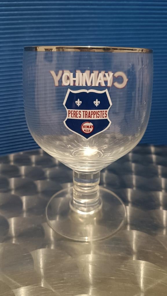 Verre Chimay 33cl pères trappistes Chimay bleue, Enlèvement ou Envoi, Comme neuf