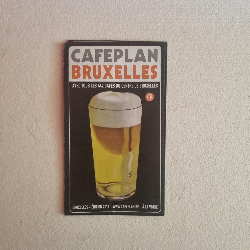 Plan des cafés de Bruxelles, Collections, Enlèvement ou Envoi, Utilisé, Autres types, Autres marques