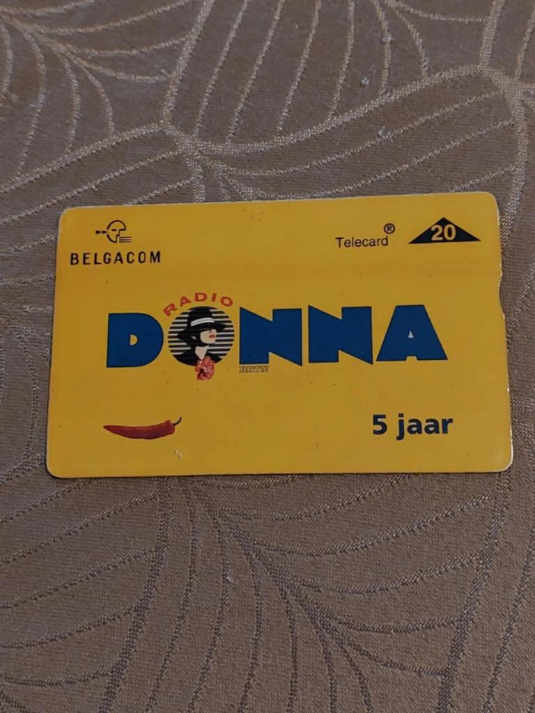 Telefoonkaart : 5 jaar Radio Donna / Belgacom, Verzenden