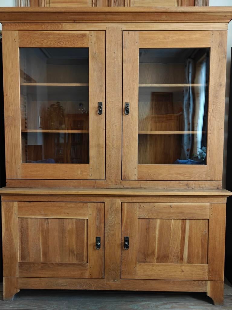 Buffet-vitrine, biblioth, Fabrication française *A saisir !, Enlèvement, Comme neuf, Chêne