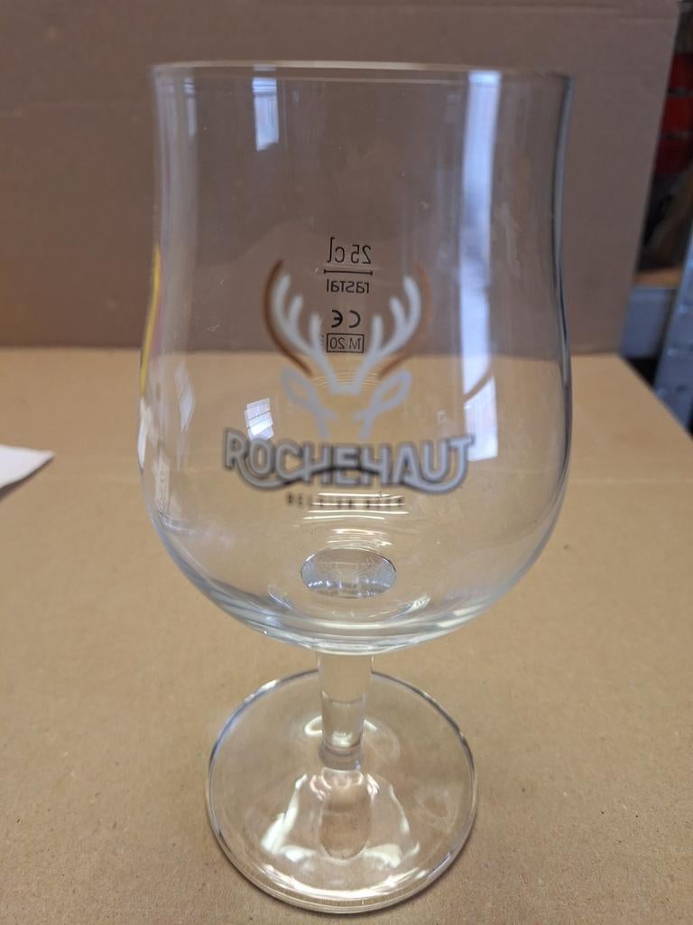 Verre rochehaut 25cl( 6 dispo), Collections, Marques de bière, Enlèvement ou Envoi