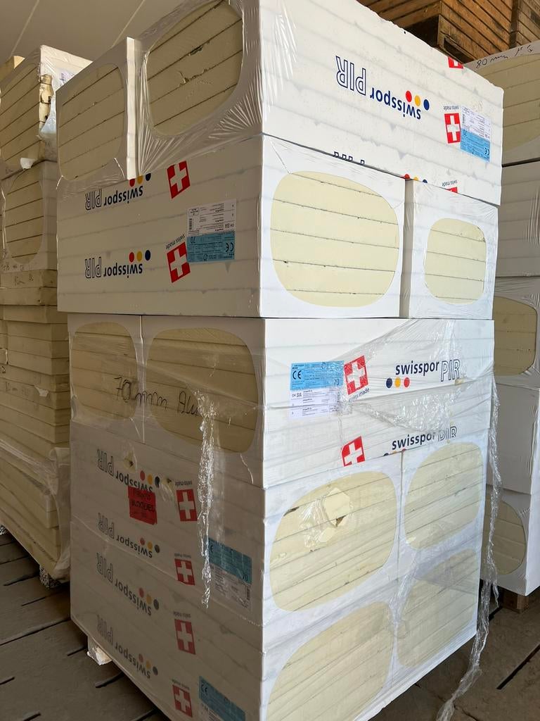 Isolatie Pir B/C keus ALU MG alle diktes en niet duur!!, Bricolage & Construction, Mousse rigide (PIR), 12 cm ou plus, Neuf, 15 m² ou plus