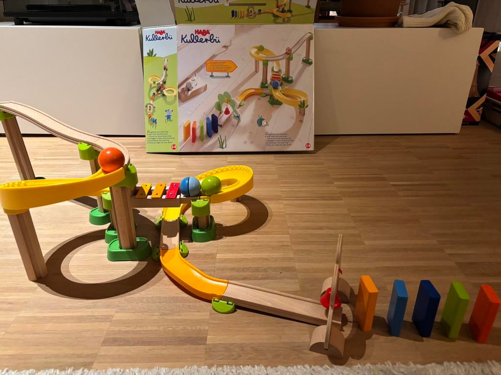 Haba Kogelbaan - met doos, Ophalen, Zo goed als nieuw