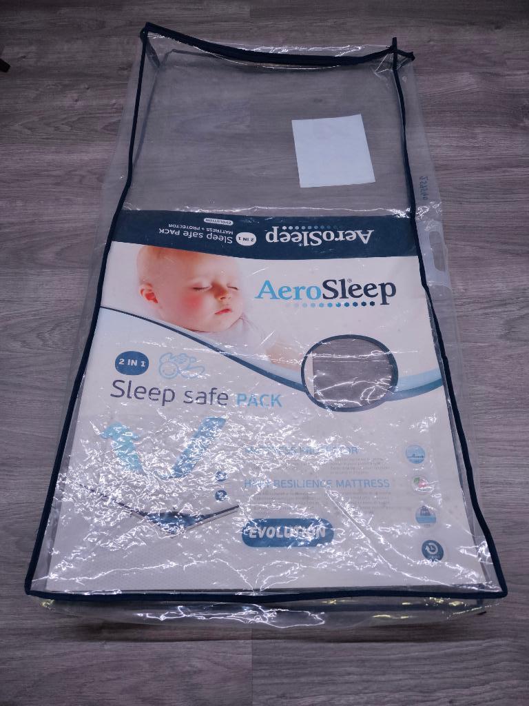 Aerosleep Sleep Safe Evolution pack 60x120 cm + extra's, Kinderen en Baby's, Ophalen, Jongetje of Meisje, Wit, Overige typen