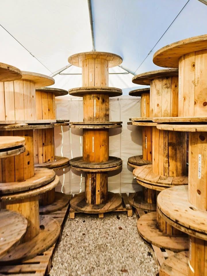 💥Touret de câble en bois 70 à 100cm💥, Tay's Touret, Taystouret@gmail.com, Utilisé, Enlèvement ou Envoi