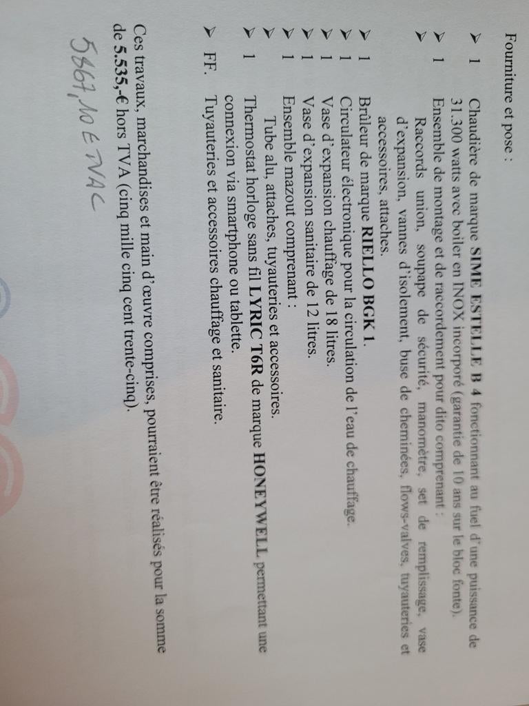 Chaudière mazout et sanitaire, Chaudière CC ou Chaudière combinée