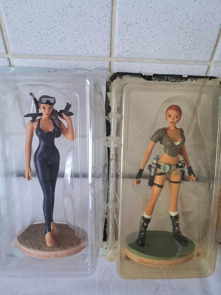 3 figuren uit de Lara Croft-collectie, Verzamelen, Ophalen of Verzenden, Zo goed als nieuw